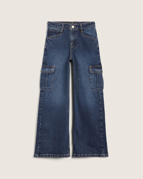 Jeans Fit Wide Leg Cargo