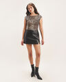 Short Falda Negra,NEGRO