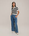 Jeans Wide Leg Pinzas,AZUL ACERO
