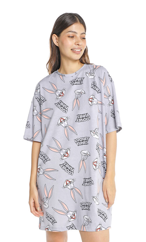 Vestido De Pijama Looney Tunes