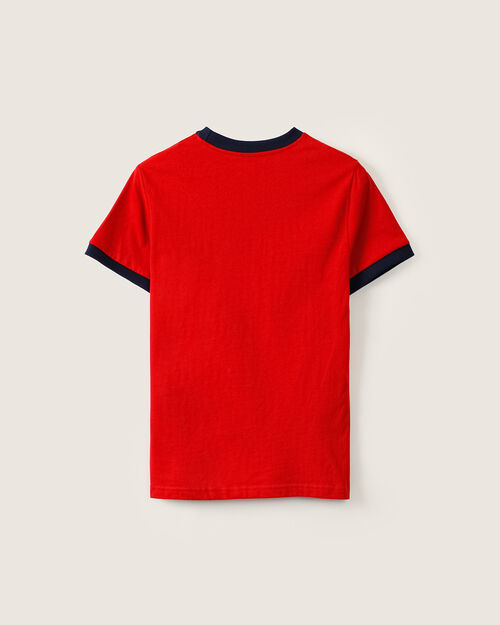 Playera Roja Estampada