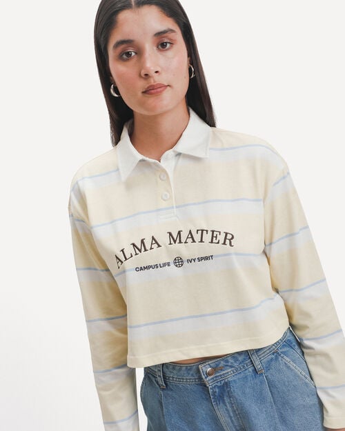 Polo Boxy Amarilla