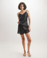 Conjunto Pijama Negra,NEGRO