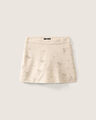 Short Falda De Punto,BEIGE