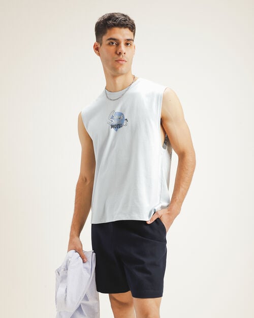 Tank Top Snoopy Azul