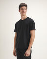 Playera Negra Manga Corta,NEGRO