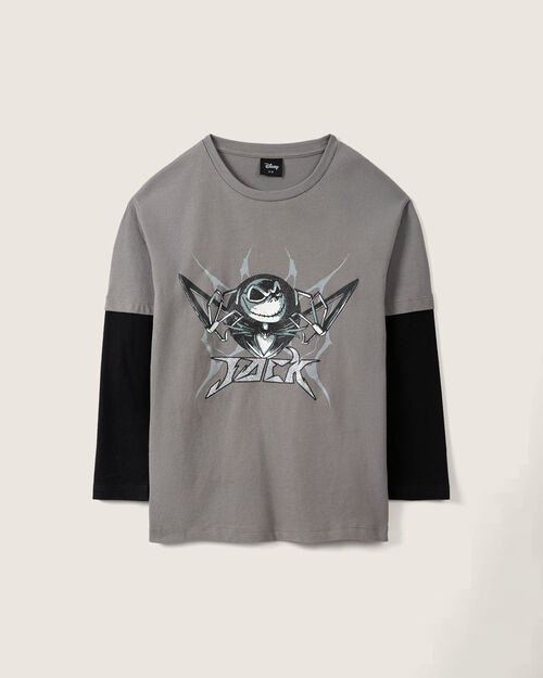 Playera Gris Estampado Jack