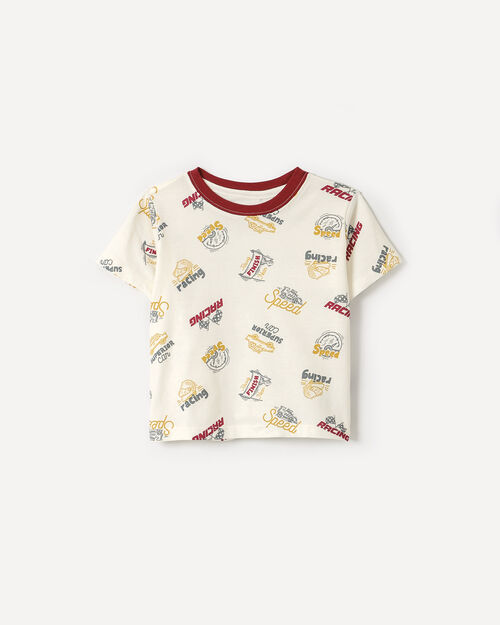 Playera Estampada Racing