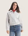 Sudadera Rosa Cerrada,GRIS