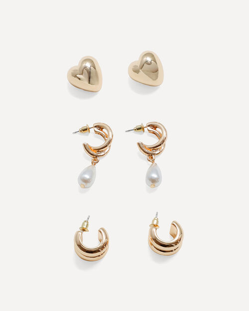 Set Aretes Dorados