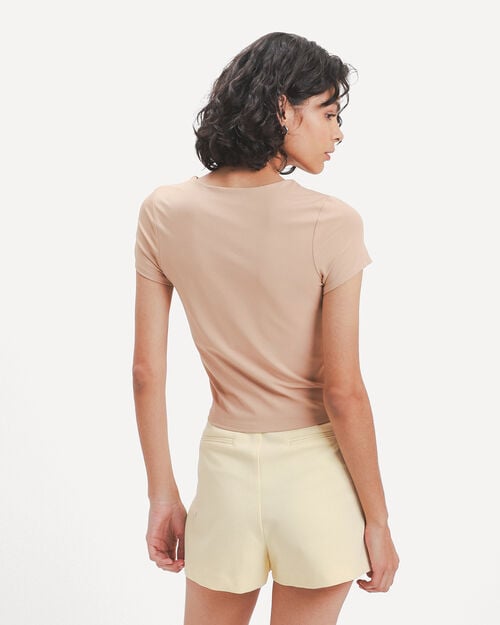 Crop Top Beige