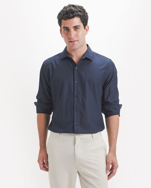 Camisa Rayas Azul