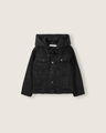Chamarra Hoodie Azul,NEGRO