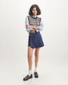 Short Falda Tableada,AZUL MARINO