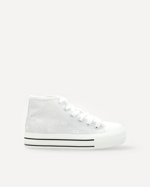 Tenis Blancos Bota