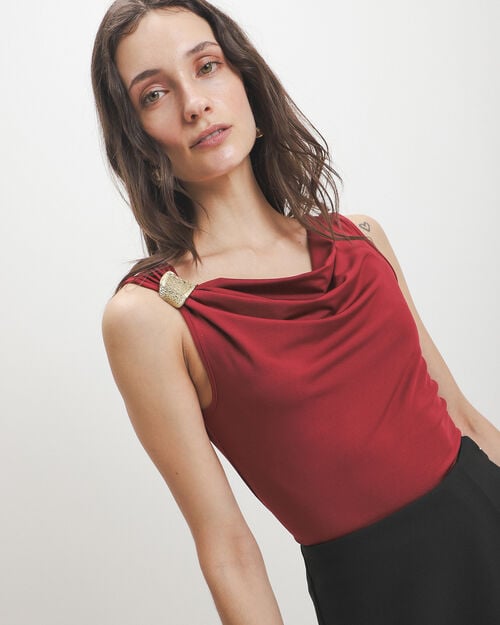 Top Rojo Sin Mangas