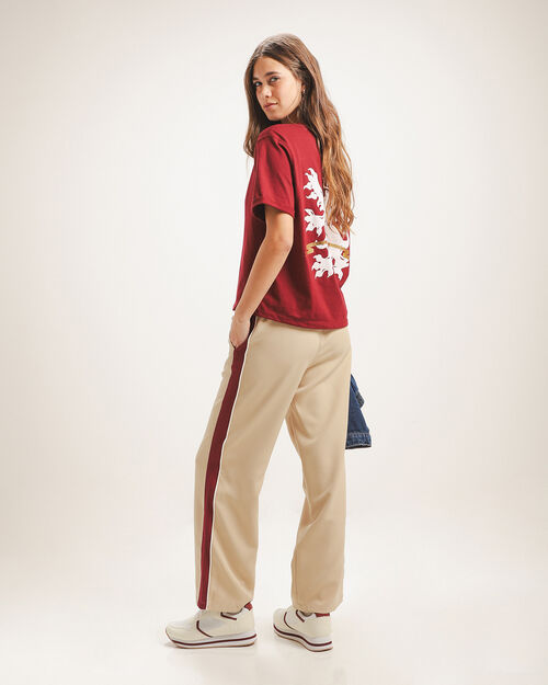 Pantalón Straight Cinta Lateral
