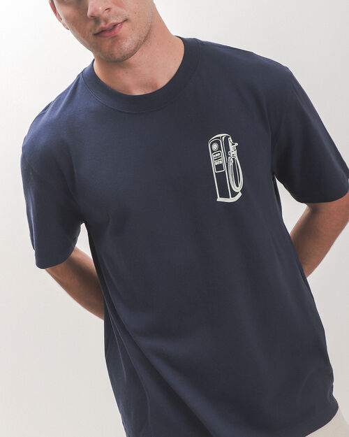 Playera Azul Relaxed