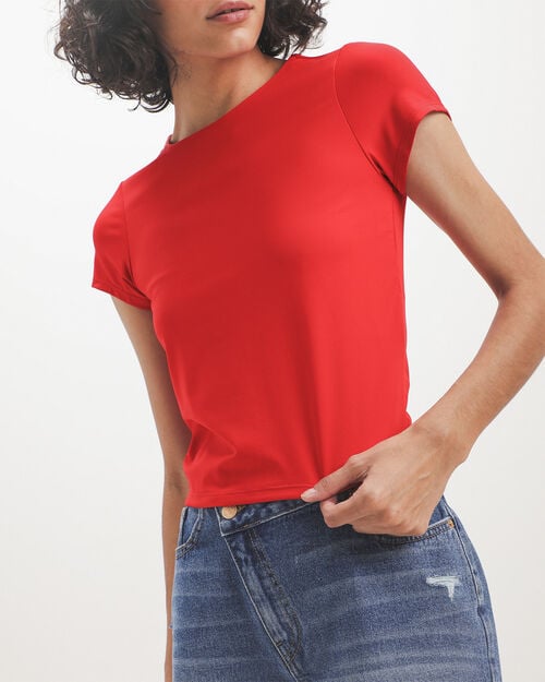Crop Top Rojo