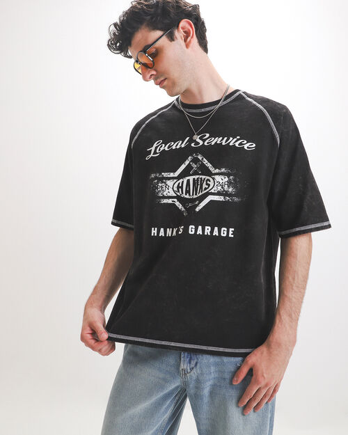 Playera Gris Estampada