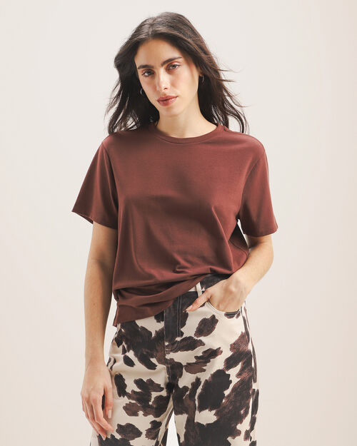 Playera Básica Café