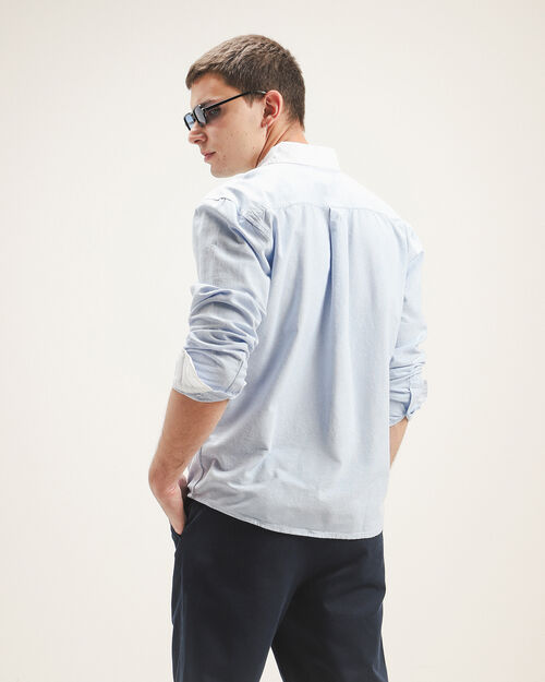 Camisa Manga Larga Azul