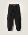 Jogger Straight Cargo,NEGRO