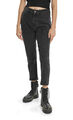 Jeans Mom Cropped,NEGRO