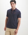 Polo Azul Tejida,AZUL MARINO
