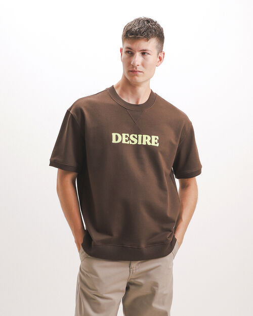 Playera Caf&eacute; Con Dise&ntilde;o