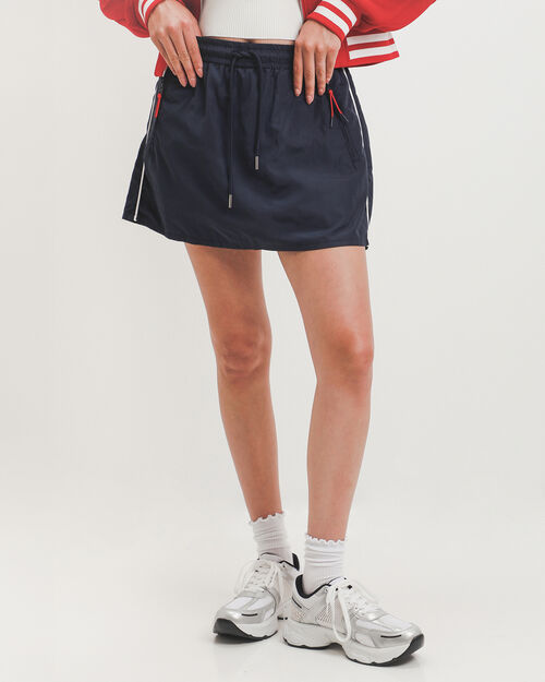 Short Falda Azul Mini