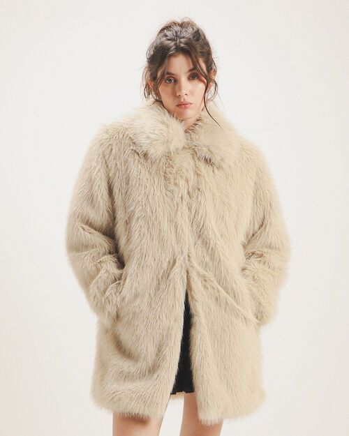 Abrigo Beige Largo