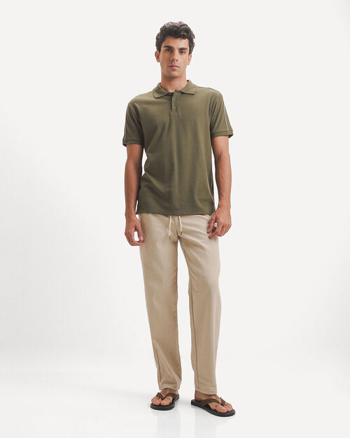 Pantal&oacute;n Beige Textura