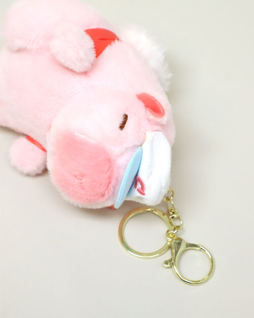 Llavero Capibara Rosa