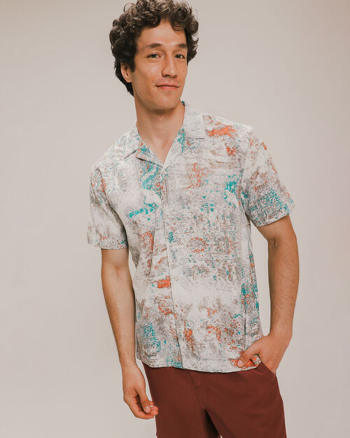 Camisa Fit Relaxed Estampada