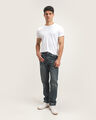 Jeans Fit Slim Destrucciones,AZUL MARINO