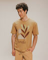 Playera Relax Estampada,ARENA