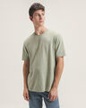 Playera Fit Regular S&oacute;lida,VERDE EMPOLVADO