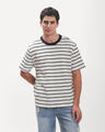 Playera Regular Rayas,AZUL MARINO