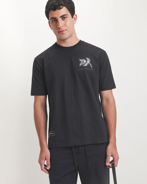 Playera Boxy Negra