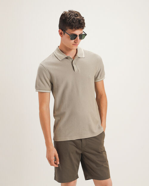 Polo Caf&eacute; Manga Corta