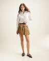 Camisa Cropped Blanca,BLANCO