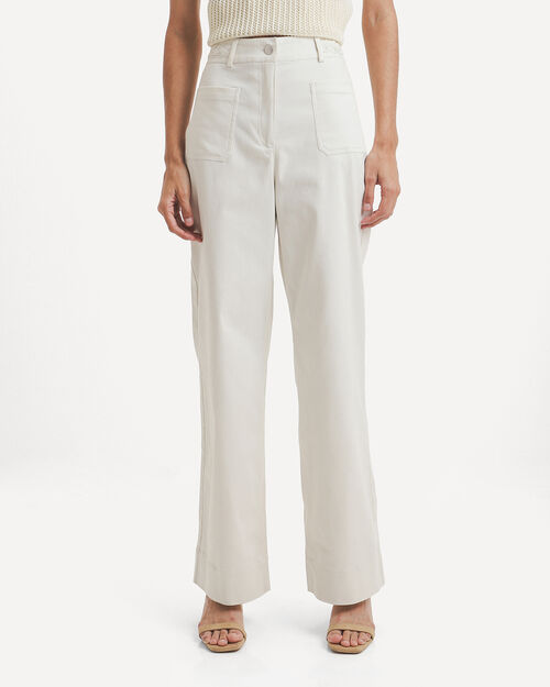 Pantal&oacute;n Beige Bolsillos