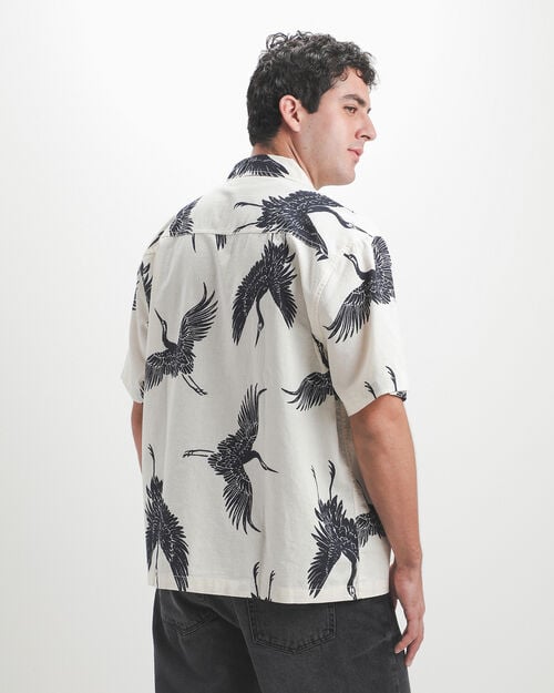 Camisa Relaxed Beige