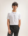Playera Relaxed Gris,BLANCO