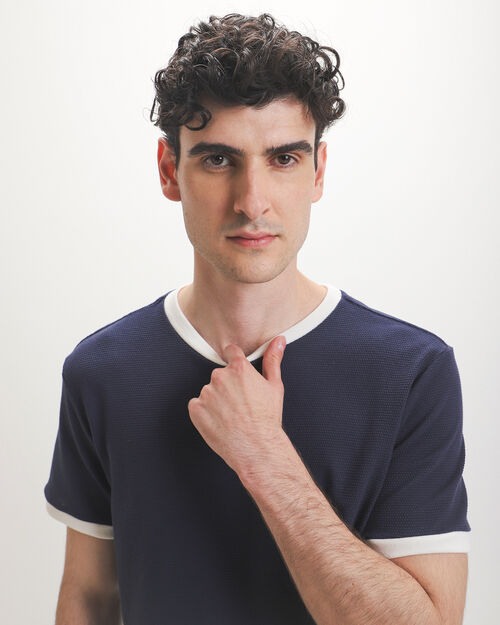 Playera Regular Azul