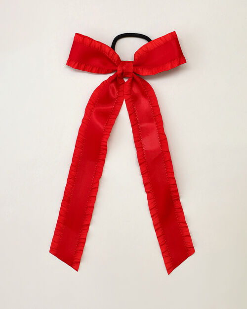 Moño Rojo Para Cabello
