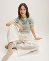 Playera Pijama Winnie The Pooh,VERDE EMPOLVADO