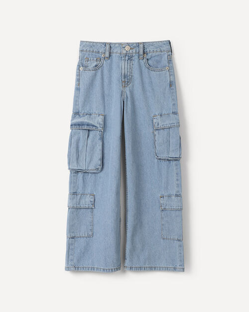 Jeans Wide Leg Cargo