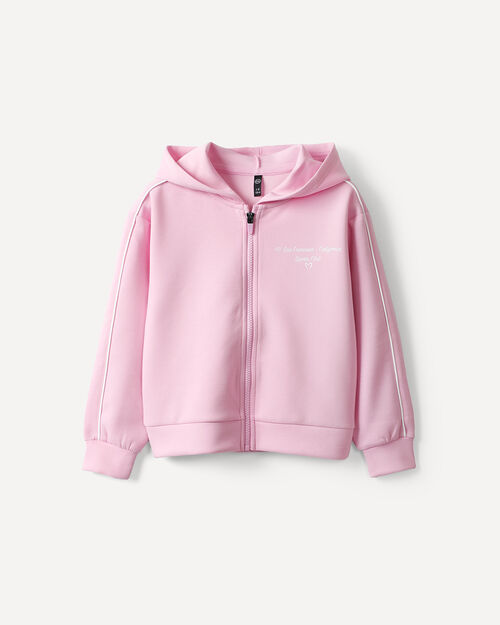 Sudadera Rosa Zipper